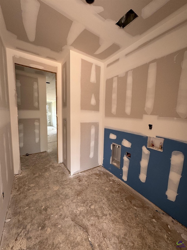 view of laundry room