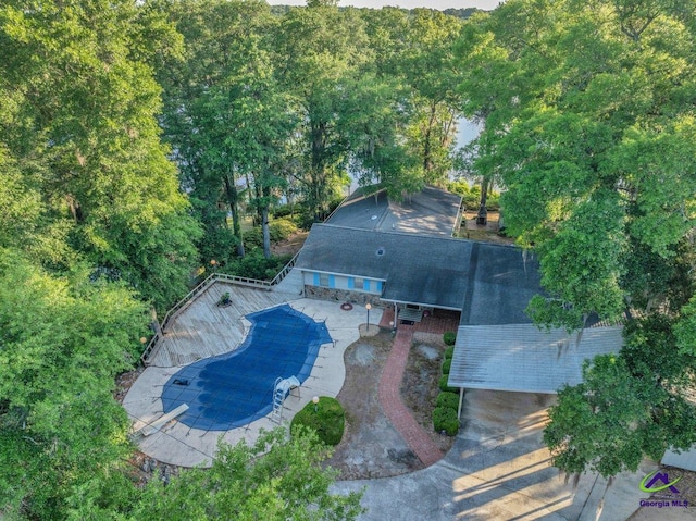 aerial view