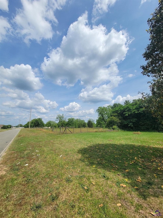 exterior space featuring a rural view