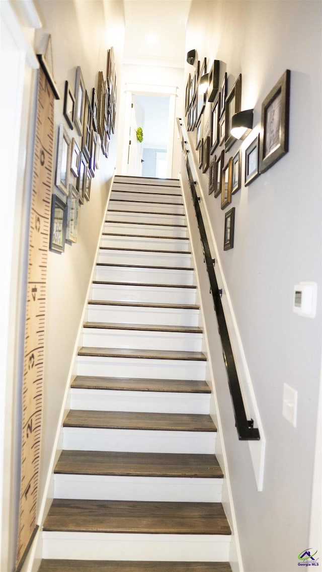 view of stairs
