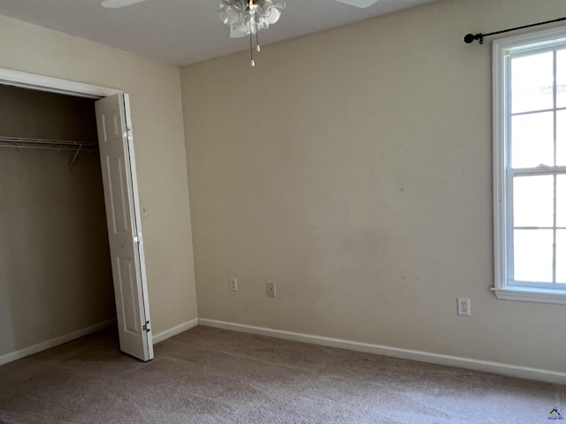 113 Easy St, Dublin, GA 31021 - unfurnished bedroom featuring carpet floors, baseboards, and a closet