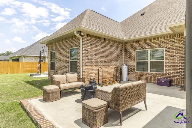 217 Woodlands Blvd, Kathleen, GA 31047 - view of patio featuring outdoor lounge area