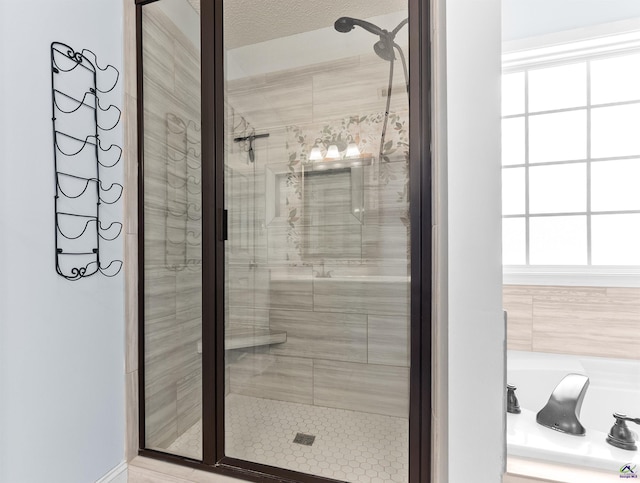 465 Pitts Rd, Hawkinsville, GA 31036 - bathroom with a stall shower and a garden tub
