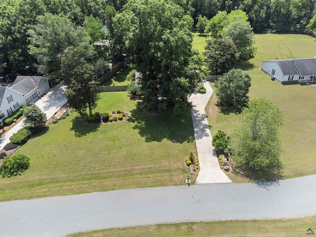 aerial view of property and surrounding area