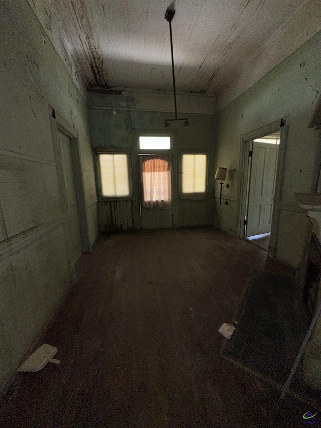 62 Merritt St, Hawkinsville, GA 31036 - miscellaneous room with plenty of natural light and wood finished floors