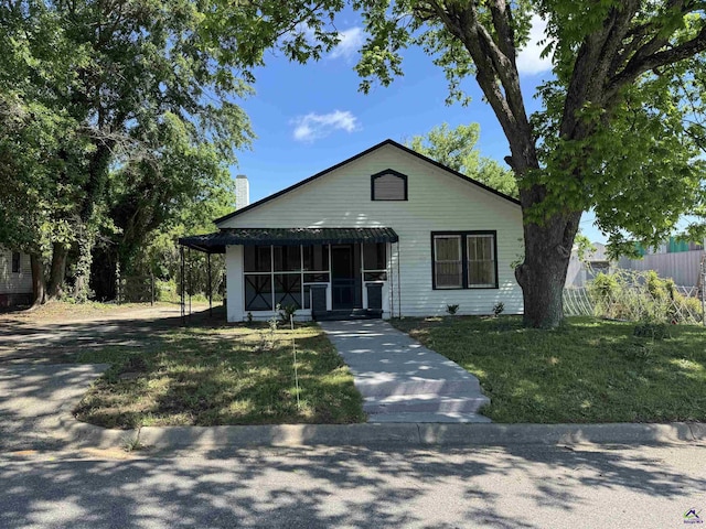 view of bungalow-style house