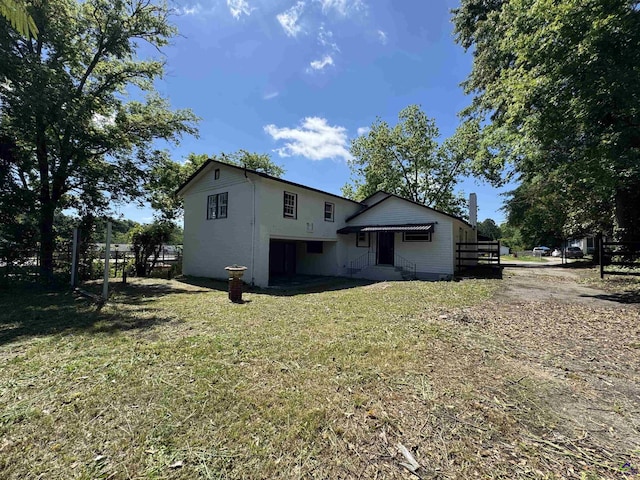 view of rear view of property
