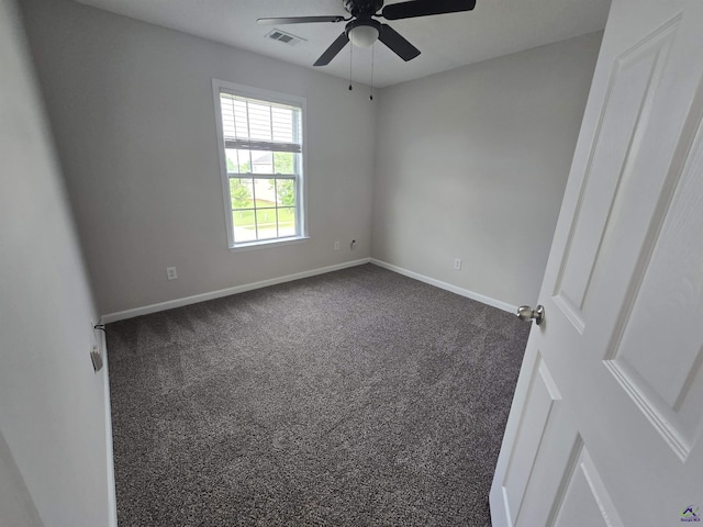 212 Raleigh Dr, Warner Robins, GA 31088 - carpeted spare room with ceiling fan and baseboards