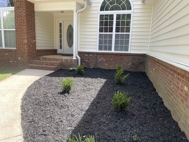 1187 Camden Ct, Warner Robins, GA 31088 - property entrance with brick siding