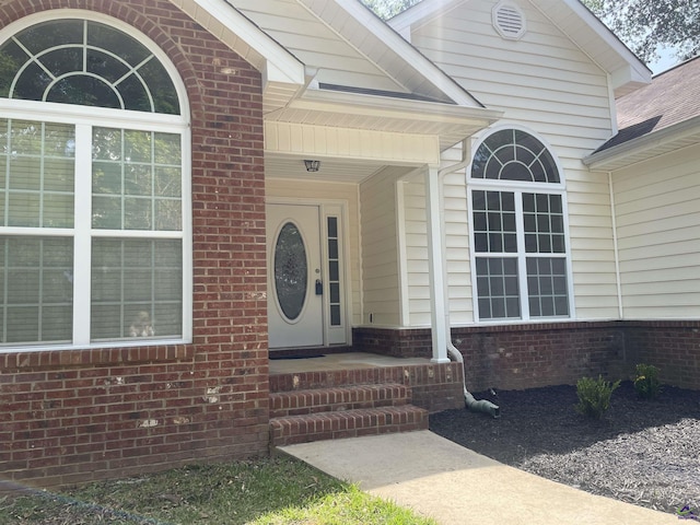 1187 Camden Ct, Warner Robins, GA 31088 - doorway to property with brick siding