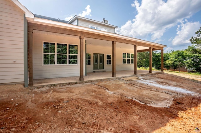 615 Head Rd, Juliette, GA 31046 - rear view of house with covered porch