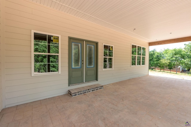 615 Head Rd, Juliette, GA 31046 - doorway to property featuring a patio