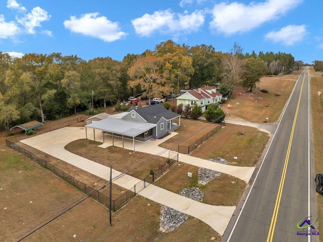257 Macon Rd, Reynolds, GA 31076 - view from above of property with a forest