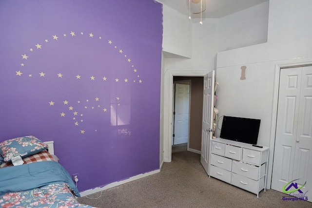 209 Ridgestone, Warner Robins, GA 31088 - carpeted bedroom with baseboards and a closet