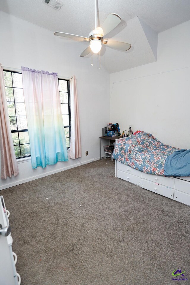 209 Ridgestone, Warner Robins, GA 31088 - carpeted bedroom with a ceiling fan