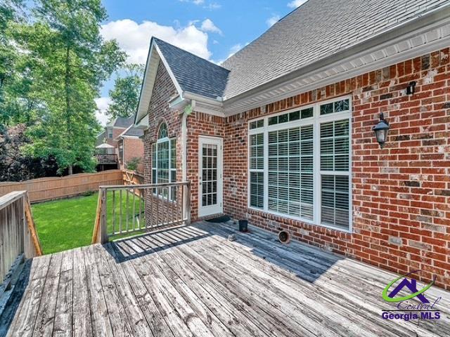 163 Broadleaf Dr, Macon, GA 31210 - view of wooden deck