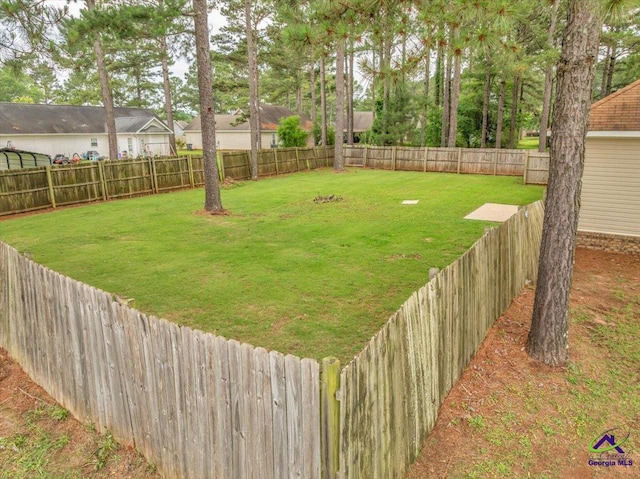 view of yard