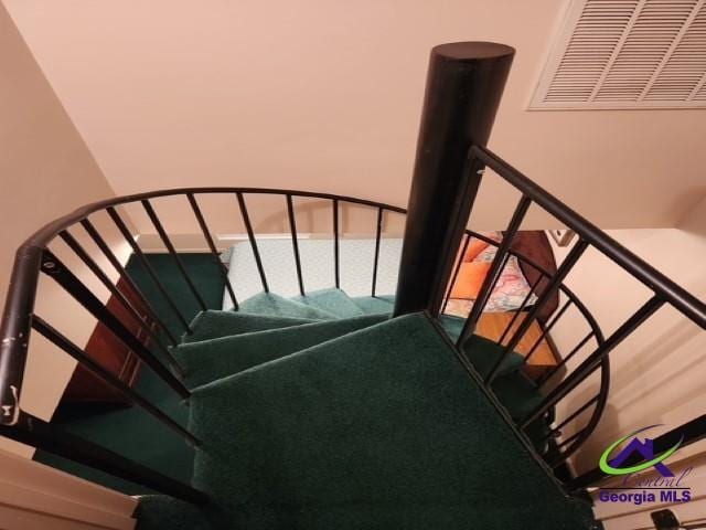 29 Riverview Dr, Hawkinsville, GA 31036 - view of stairs