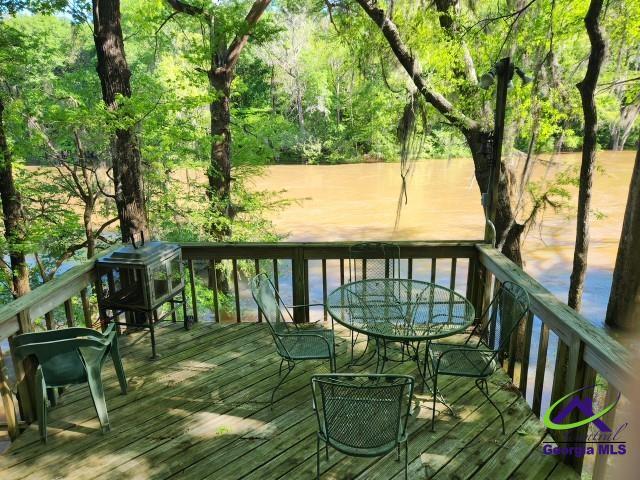 29 Riverview Dr, Hawkinsville, GA 31036 - deck featuring outdoor dining space