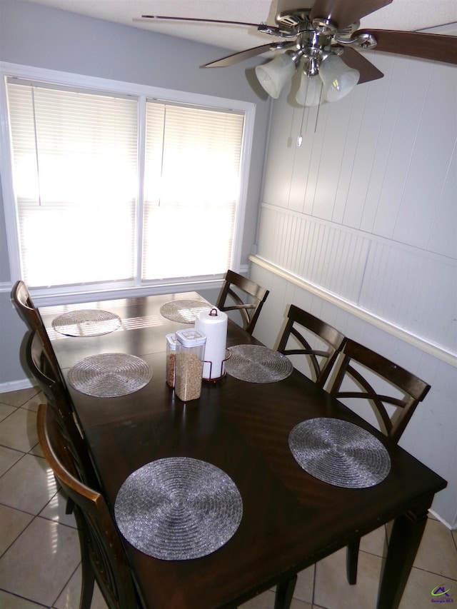 871 Chisholm Trl, Macon, GA 31220 - tiled dining space featuring ceiling fan