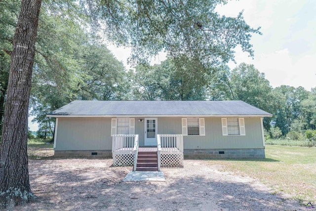 22 Waterford Way, Hawkinsville, GA 31036 - view of front of property with crawl space
