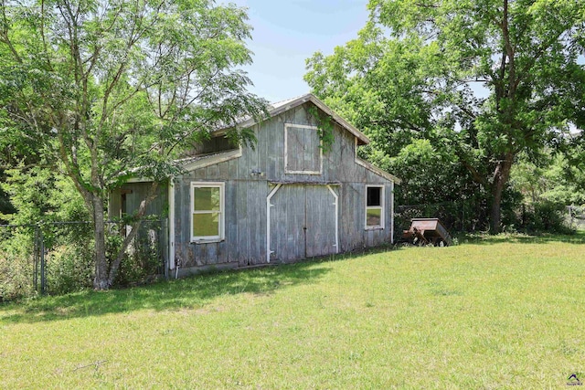 view of barn