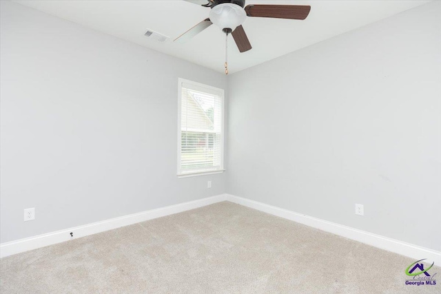 136 Sourwood Ln, Centerville, GA 31093 - carpeted empty room with baseboards and a ceiling fan