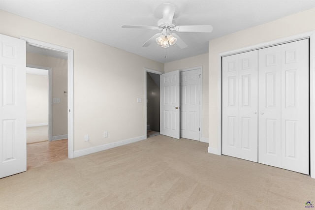 210 Vining Way, Byron, GA 31008 - unfurnished bedroom with carpet floors, baseboards, and a ceiling fan