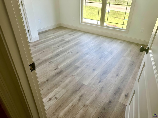 86 Camden Way, Hawkinsville, GA 31036 - spare room featuring light wood-style flooring and baseboards