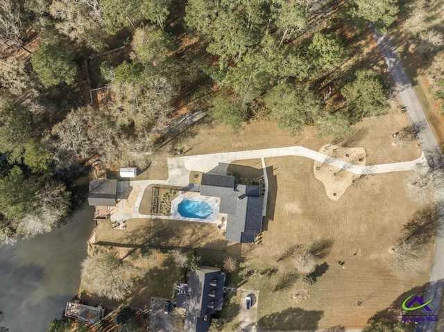 171 N Valhalla Dr, Cordele, GA 31015 - view from above of property featuring a pool