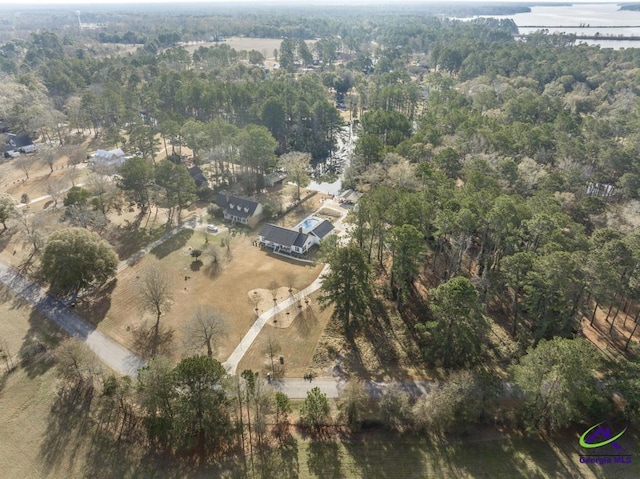 171 N Valhalla Dr, Cordele, GA 31015 - aerial view of property and surrounding area featuring a large body of water