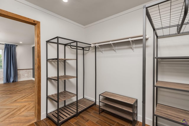 207 Oak Forest Ln, Warner Robins, GA 31088 - spacious closet featuring wood finished floors
