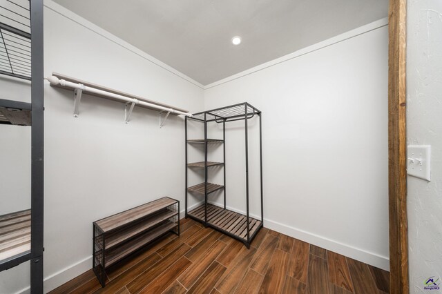 207 Oak Forest Ln, Warner Robins, GA 31088 - spacious closet with wood finished floors
