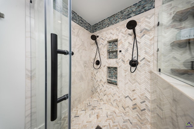 207 Oak Forest Ln, Warner Robins, GA 31088 - bathroom with a shower stall