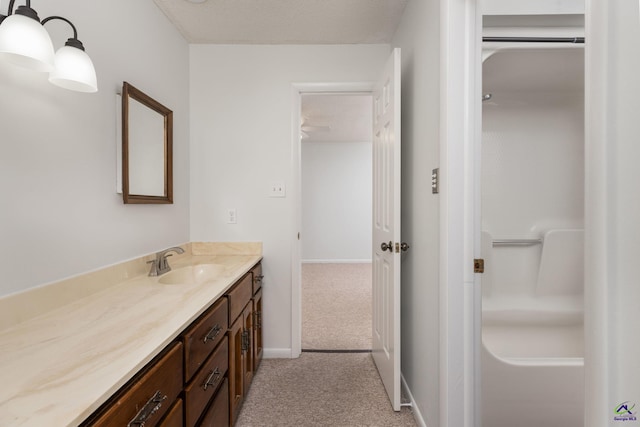 207 Oak Forest Ln, Warner Robins, GA 31088 - full bathroom featuring vanity and baseboards