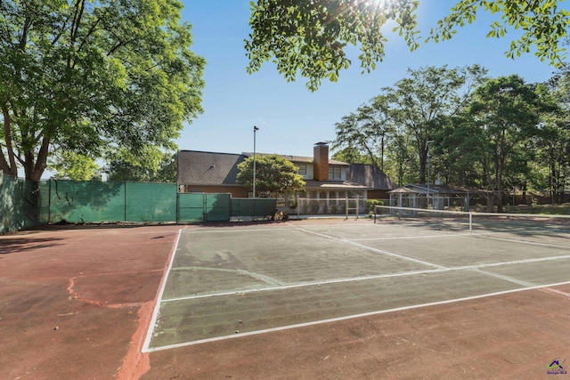 207 Oak Forest Ln, Warner Robins, GA 31088 - view of tennis court