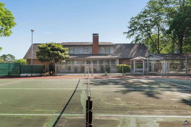 207 Oak Forest Ln, Warner Robins, GA 31088 - view of tennis court