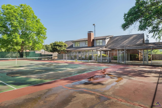 207 Oak Forest Ln, Warner Robins, GA 31088 - view of tennis court