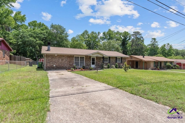 1322 Melford Dr, Columbus, GA 31907 - ranch-style house featuring concrete driveway and brick siding