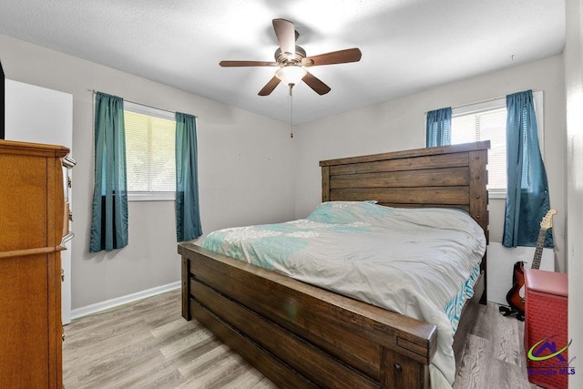 1322 Melford Dr, Columbus, GA 31907 - bedroom featuring light wood-style floors, baseboards, and a ceiling fan