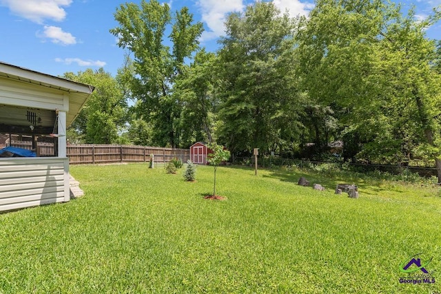 1322 Melford Dr, Columbus, GA 31907 - view of yard featuring view of wooded area