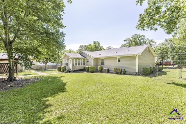 4407 Jones Rds, Macon, GA 31216 - back of property featuring central AC