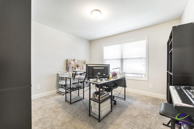 601 Hunts Landing Dr, Kathleen, GA 31047 - office with baseboards and carpet flooring