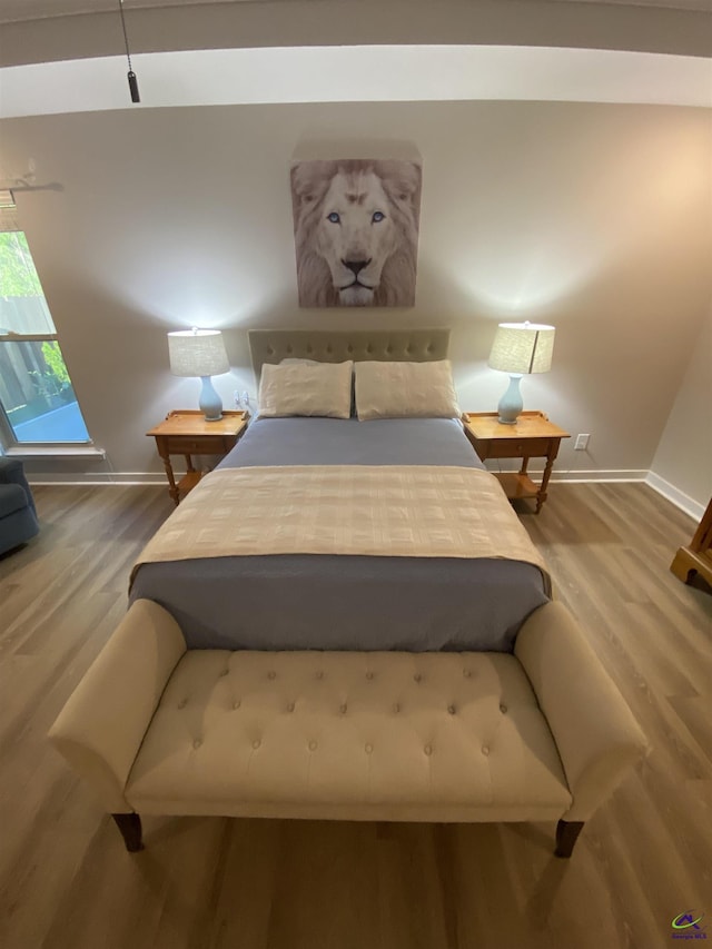 51 Cole Dr, Hawkinsville, GA 31036 - bedroom featuring baseboards and wood finished floors