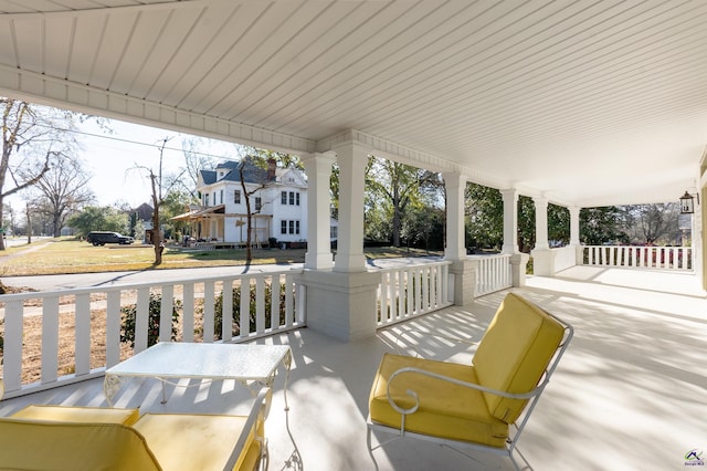 110 Minor Ave, Montezuma, GA 31063 - porch featuring a residential view