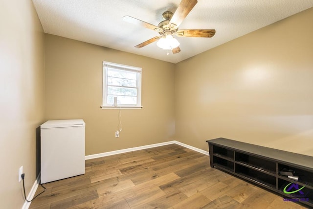 108 Marcia Ct, Warner Robins, GA 31088 - empty room featuring wood finished floors, baseboards, and a ceiling fan