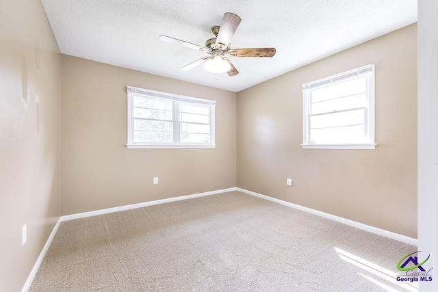 108 Marcia Ct, Warner Robins, GA 31088 - empty room featuring a ceiling fan, carpet flooring, and baseboards