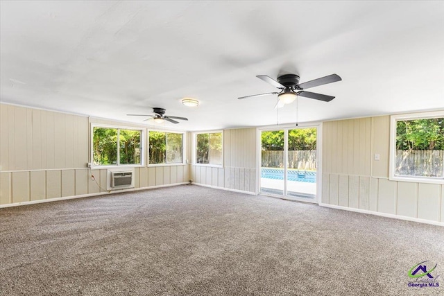 214 Markwood Dr, Warner Robins, GA 31093 - unfurnished room featuring a ceiling fan, healthy amount of natural light, and carpet floors