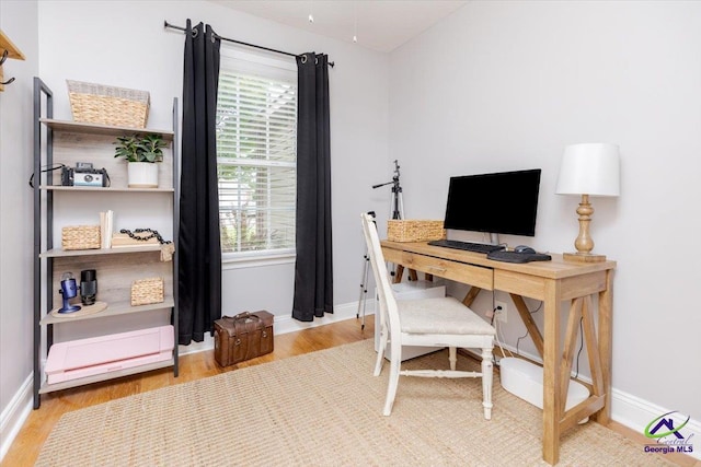 133 Gage Dr, Perry, GA 31069 - office featuring wood finished floors and baseboards
