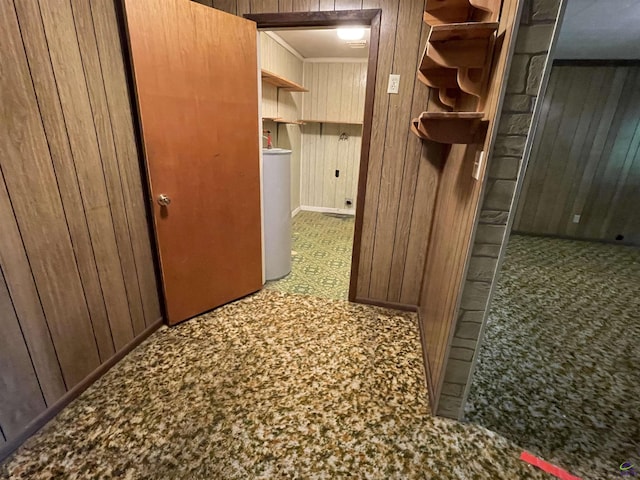 122 Cheryl Blvd, Warner Robins, GA 31088 - walk in closet with washer / clothes dryer and tile patterned floors
